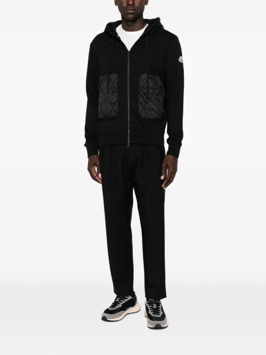 26FW 몽클레어 후드 티셔츠 8G00043 89B3P 999 BLACK DOM - MONCLER