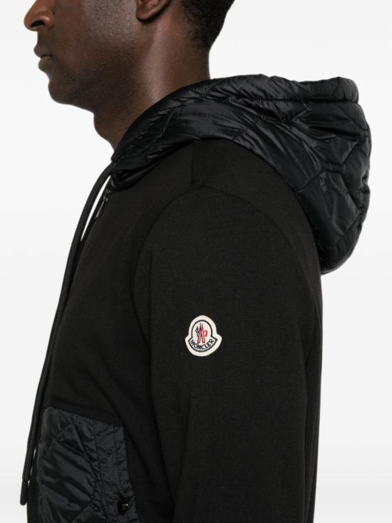 26FW 몽클레어 후드 티셔츠 8G00043 89B3P 999 BLACK DOM - MONCLER