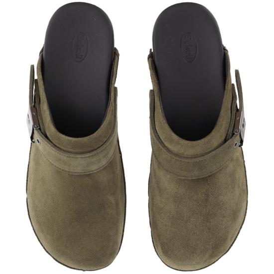 26FW 숄 뮬/슬리퍼 F01552KHAKI Green - SCHOLL