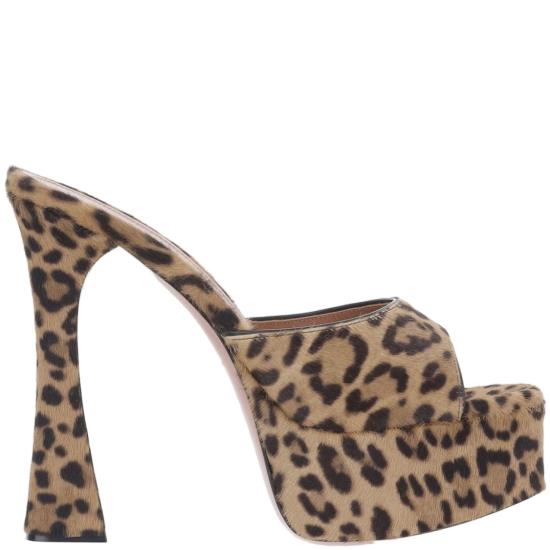 26FW 아미나 무아디 샌들 DALIDASLIPPER140LEOPARD Multicolor