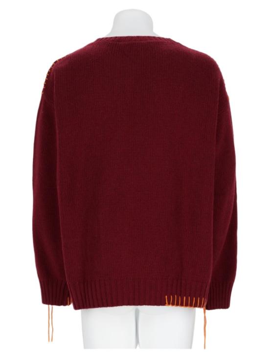 26FW 아미시 니트웨어 AMX233CV34 XXXXC0249 Burgundy - AMISH