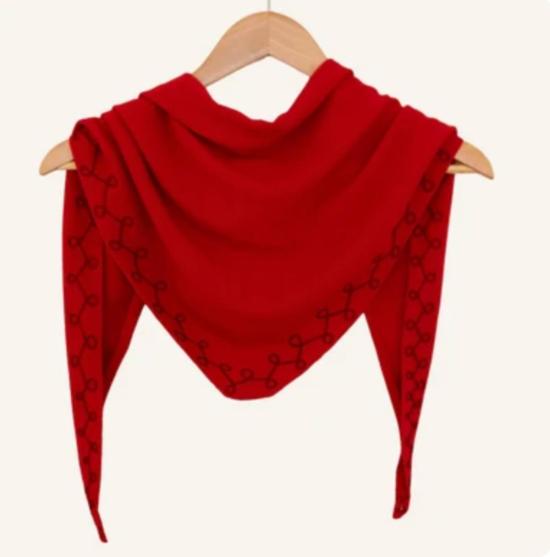  라스트 찬스 텍스타일스 머플러/스카프 라스트 찬스 텍스타일 스티치 캐시미어 트라이앵글 스카프 - LAST CHANCE TEXTILES