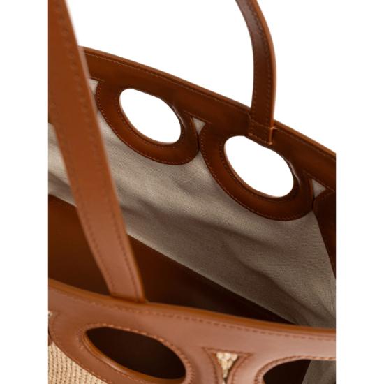  살바토레 페라가모 가방 페라가모 라피아 숄더백 브라운 - SALVATORE FERRAGAMO