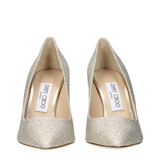  지미추 힐/펌프스 플라스틱 하이힐 펌프스 골드 - JIMMY CHOO