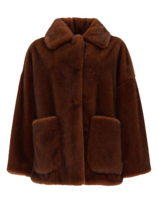 26FW 에르노 페이크 퍼 패치 포켓 코트 GC000600D 127398800 Brown