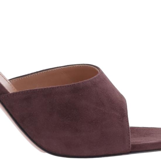 26FW 아미나 무아디 샌들 LUPITASLIPPER95MERLOT Burgundy - AMINA MUADDI