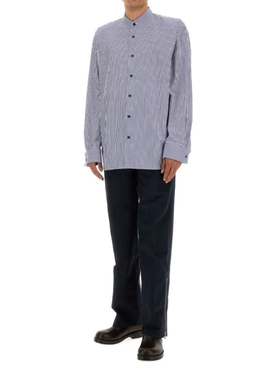 25FW 드리스 반 노튼 긴팔 셔츠 020767 2296509 Blue - DRIES VAN NOTEN