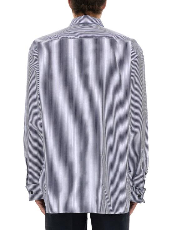 25FW 드리스 반 노튼 긴팔 셔츠 020767 2296509 Blue - DRIES VAN NOTEN