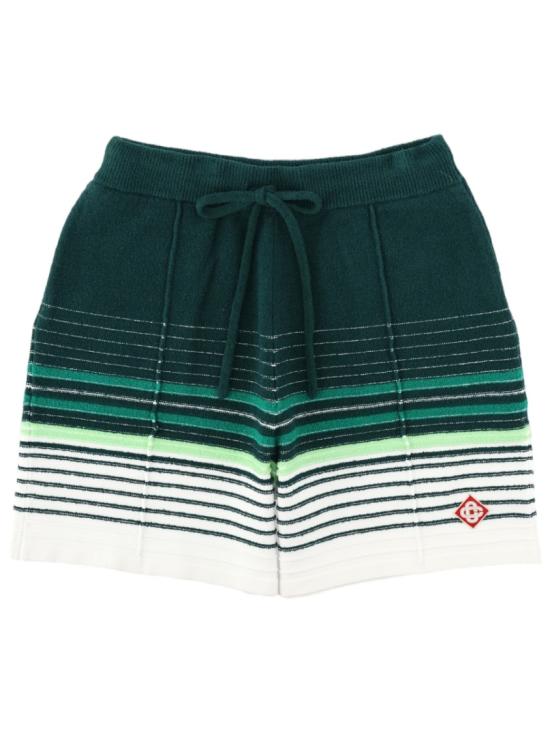 26FW 카사블랑카 숏팬츠 M PF26 KW 1423 01WHITE GREEN