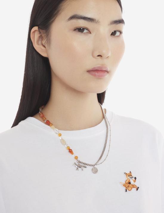  메종키츠네 목걸이/팬던트 MW06603AP0007 M000 METALLIC - MAISON KITSUNE