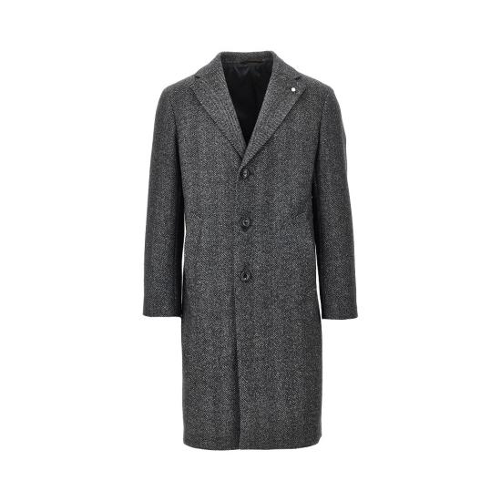 26FW 루이지 비안끼 코트 736367515 Black
