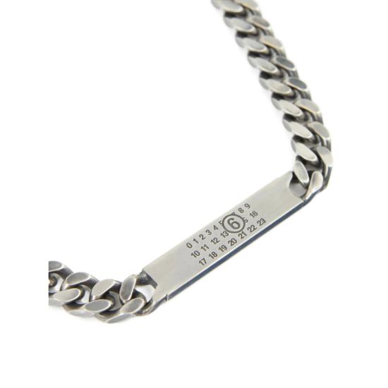  MM6 메종마르지엘라 목걸이/팬던트 Mm6 메종 마르지엘라 케이블 링크 목걸이 실버 - MM6 MAISON MARGIELA
