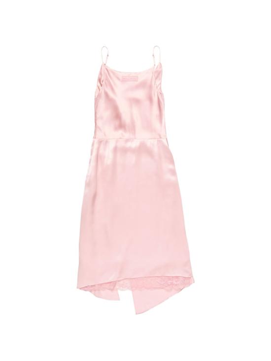26FW 아크네 스튜디오 샤이니 새틴 슬립 드레스 A20963 AD4 PINK - ACNE STUDIOS