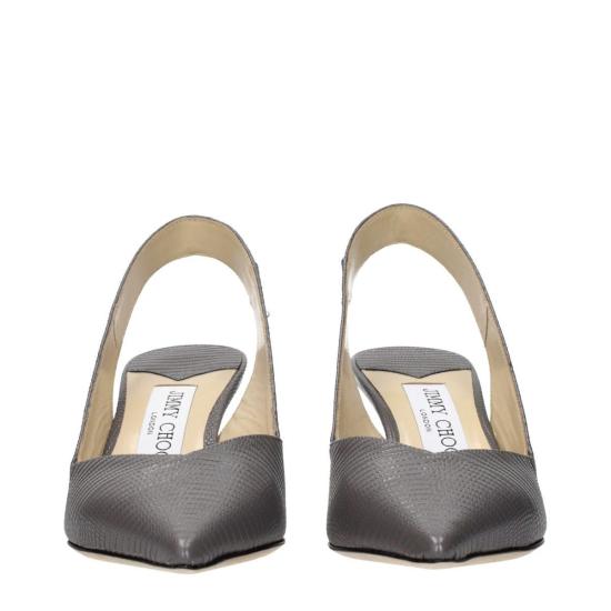  지미추 힐/펌프스 Jimmy Choo Liya 65 하이힐 펌프스 그레이 - JIMMY CHOO