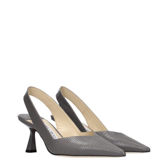  지미추 힐/펌프스 Jimmy Choo Liya 65 하이힐 펌프스 그레이 - JIMMY CHOO