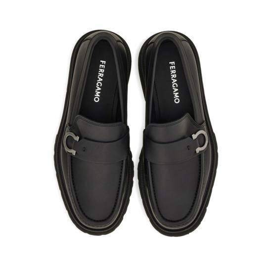  살바토레 페라가모 로퍼 페라가모 송아지 가죽  블랙 - SALVATORE FERRAGAMO