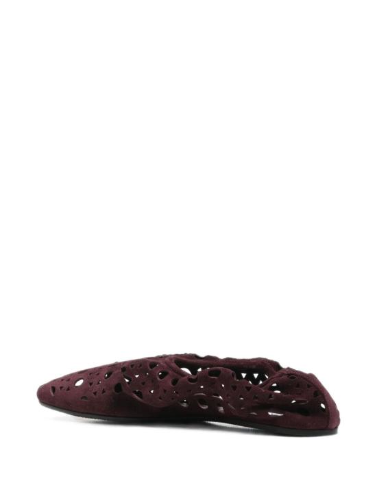 26FW 알라이아 플랫 슈즈 AA3A1039I236 320 BORDEAUX - ALAIA