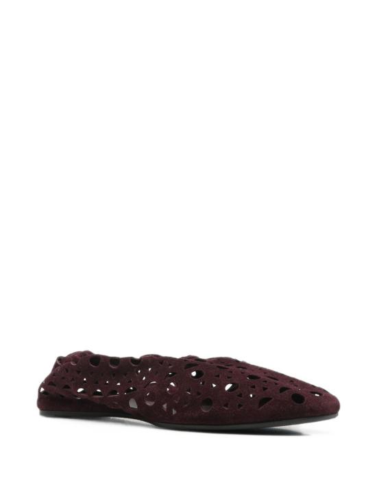 26FW 알라이아 플랫 슈즈 AA3A1039I236 320 BORDEAUX - ALAIA