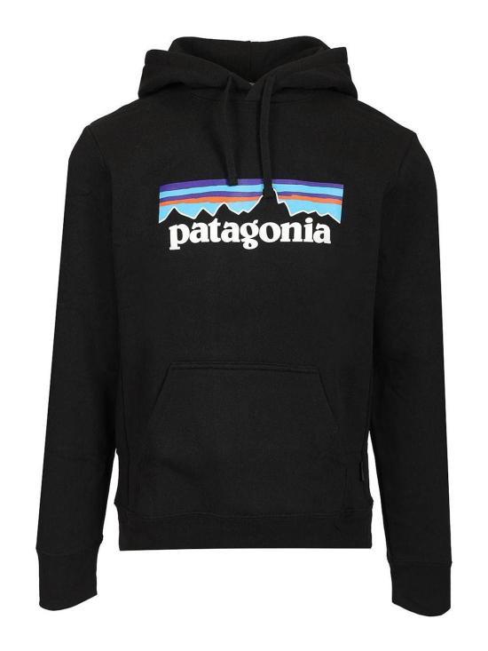 26FW 파타고니아 P-6 로고 업라이절 후드 티셔츠 39622BLK BLACK