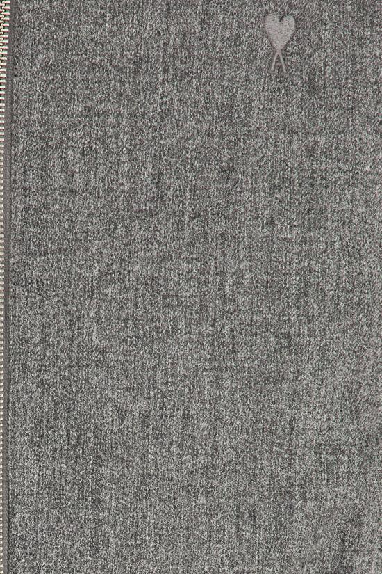 26FW 아미 울 아미 드 꾀흐 패딩 재킷 HJK830WV0216 A189 GRIS CARBONE - AMI