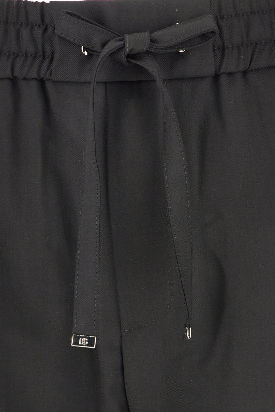 26FW 돌체앤가바나 스트레이트 팬츠 GP26FZFUBG4 N0000 Nero - DOLCE & GABBANA