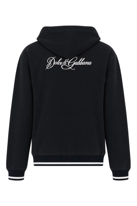 26FW 돌체앤가바나 후드 티셔츠 G9CEFZG7P9L B0665 BLU SCURISSIMO 1 - DOLCE & GABBANA
