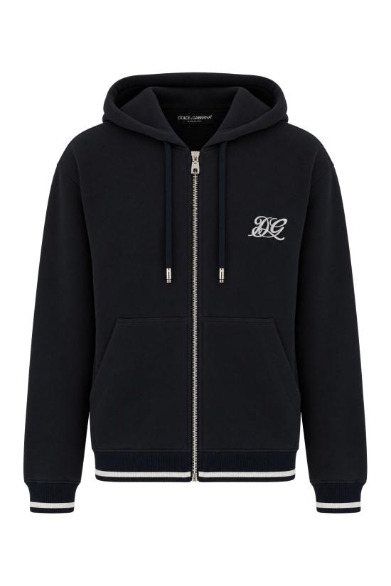 26FW 돌체앤가바나 후드 티셔츠 G9CEFZG7P9L B0665 BLU SCURISSIMO 1