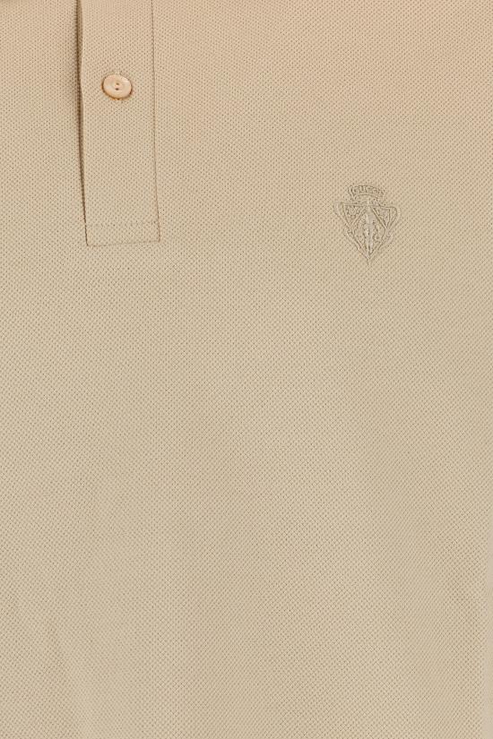 26FW 구찌 자수 코튼 피케 폴로 셔츠 872471XJHX6 2901 Sabbia - GUCCI