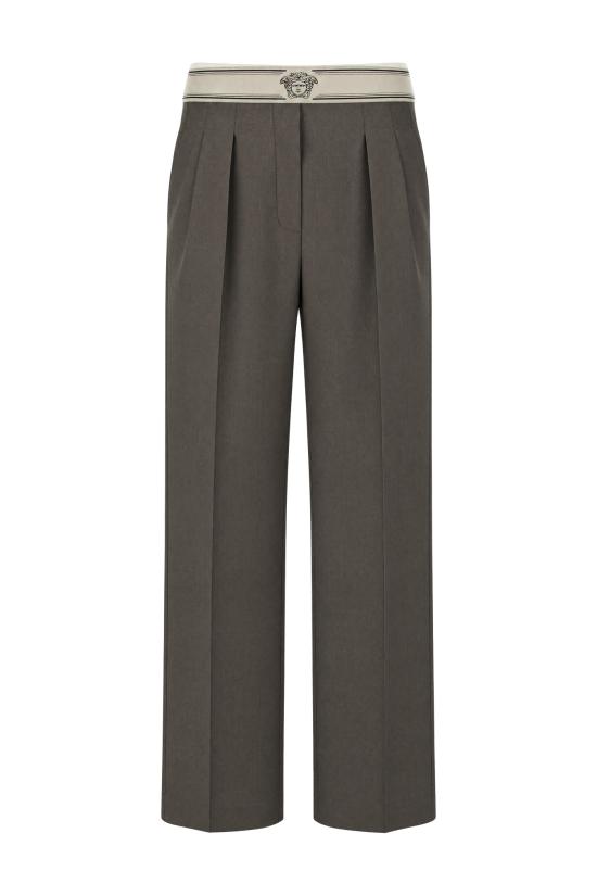 26FW 베르사체 스트레이트 팬츠 10258851A17669 1EJ70 COLD GREY
