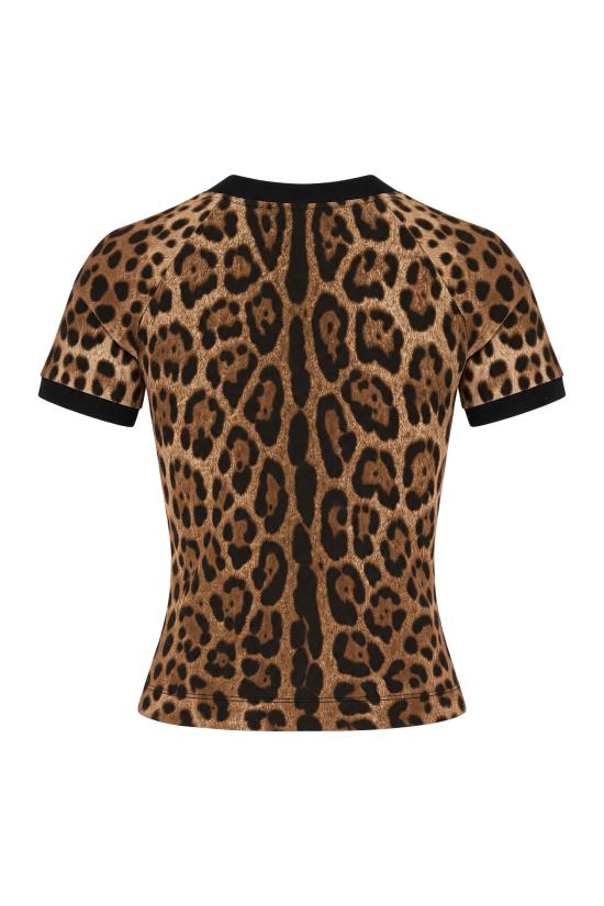 26FW 돌체앤가바나 반팔 티셔츠 F8V88TFS78S HY13M LEO NEW - DOLCE & GABBANA