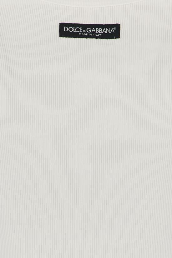 26FW 돌체앤가바나 의류 F8W51TFU7AV W0800 BIANCO OTTICO - DOLCE & GABBANA