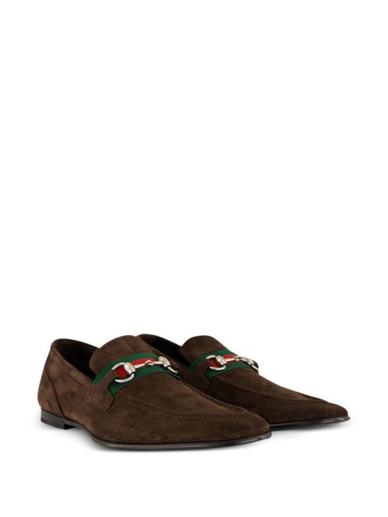 26FW 구찌 코모 홀스빗 스웨이드 로퍼 874936 AAG9O2052 - GUCCI
