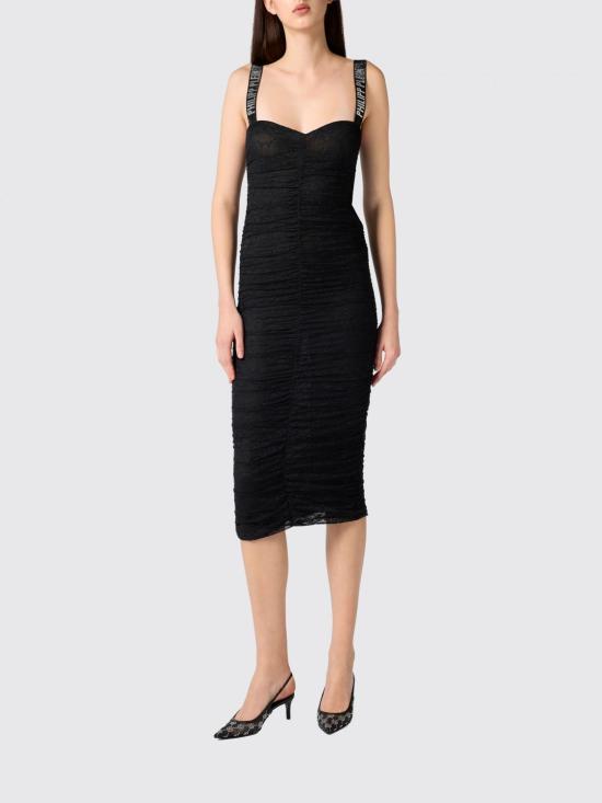 26SS 필립 플레인 롱 원피스 SAFCWRG3574PTE003N 02 Black