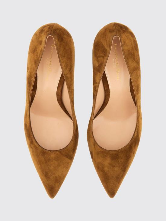 26FW 지안비토로시 힐/펌프스 G2458085RICCAM TEXA Burnt - GIANVITO ROSSI