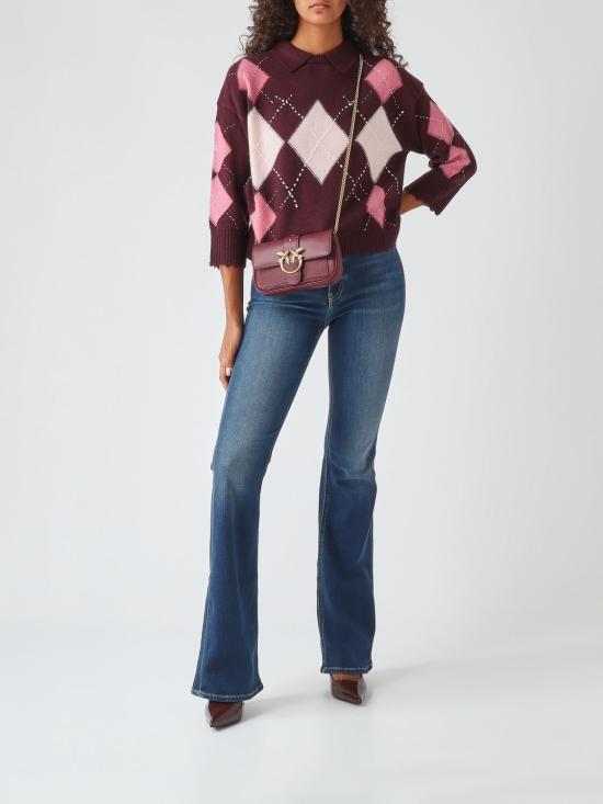 26FW 핑코 폴로 티셔츠 107286A3IE YN2 Red - PINKO