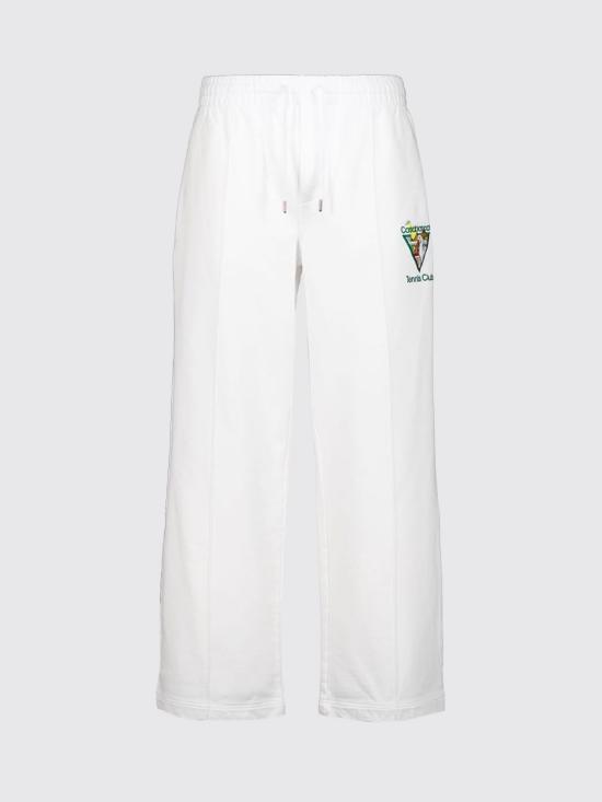 26FW 카사블랑카 팬츠 MPF26JTR361 03 White - CASABLANCA