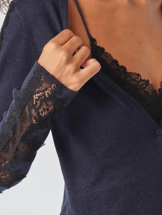 26FW 핑코 롱 원피스 107772A3O1 G03 Navy - PINKO