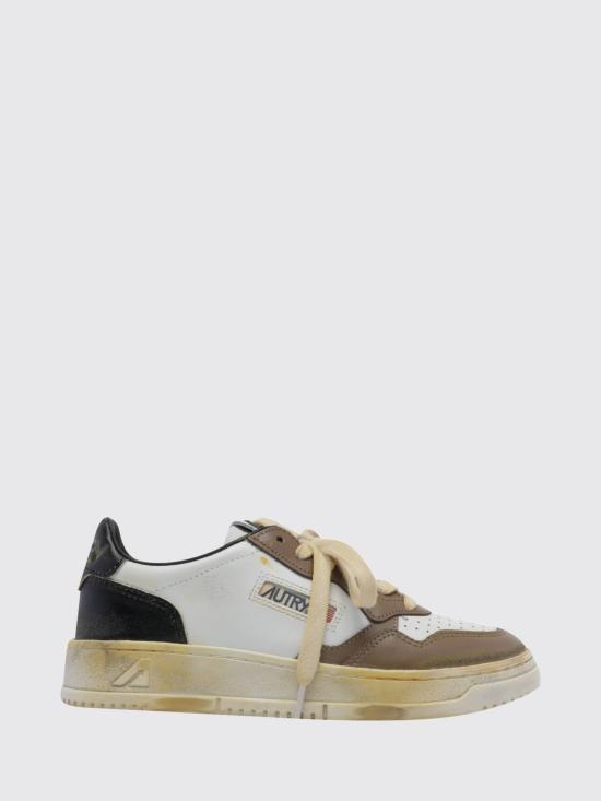 26FW 오트리 슈퍼 빈티지 메달리스트 로우 레더 스니커즈 AVLW SV60 Brown