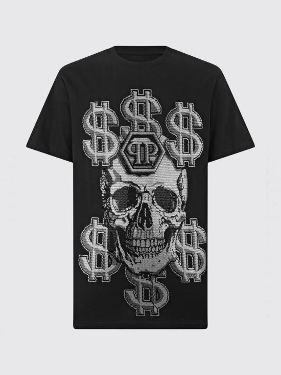 26FW 필립 플레인 반팔 티셔츠 FAFCMTK9120PJY002N 02 Black - PHILIPP PLEIN