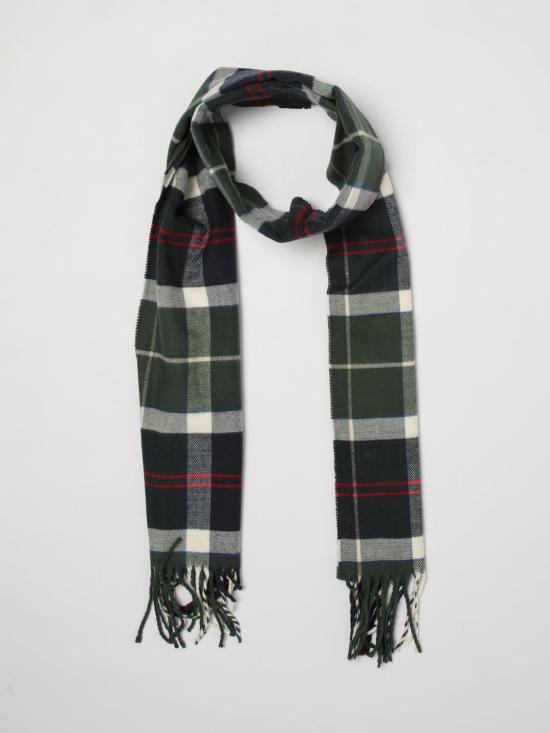 26FW 바버 Galingale 갈링게일 타탄 체크 머플러 USC0300 TN98 Green - BARBOUR