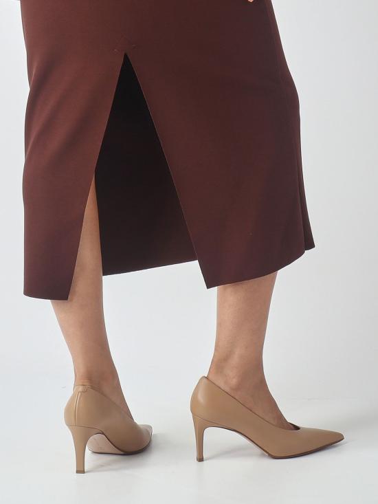 26FW 메이메이즈 스커트 M6FD15 451 Cocoa - MEIMEIJ