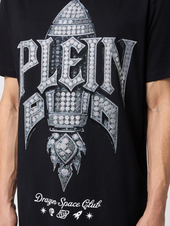 26FW 필립 플레인 반팔 티셔츠 FAFCMTK9107PJY002N 02 Black - PHILIPP PLEIN