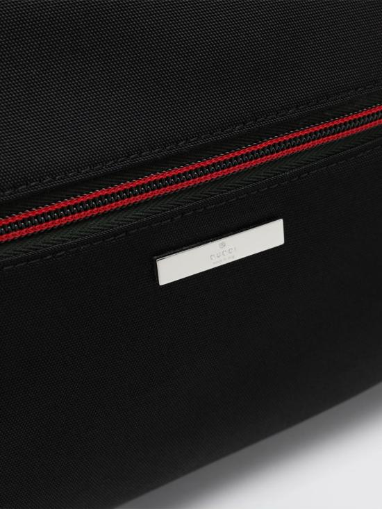 26FW 구찌 태그 미디엄 백팩 A0020SFAGLV 1000 Black - GUCCI
