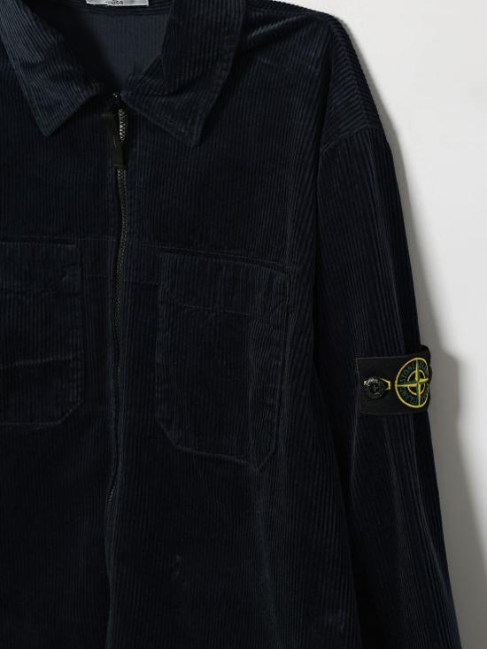 26FW [키즈] 스톤 아일랜드 셔츠 1200002S0199 V0020 Navy - STONE ISLAND