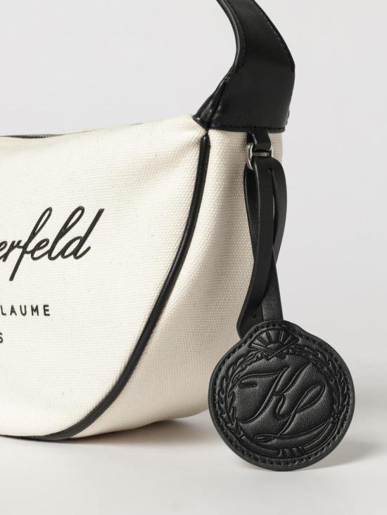 26FW 칼라거펠트 숄더백 231W3098 106 Ivory - KARL LAGERFELD