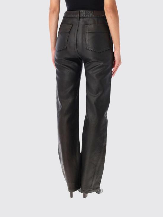 26FW 르메르 하이 라이즈 스트레이트 팬츠 PA1226LD1083 BR532 Black - LEMAIRE