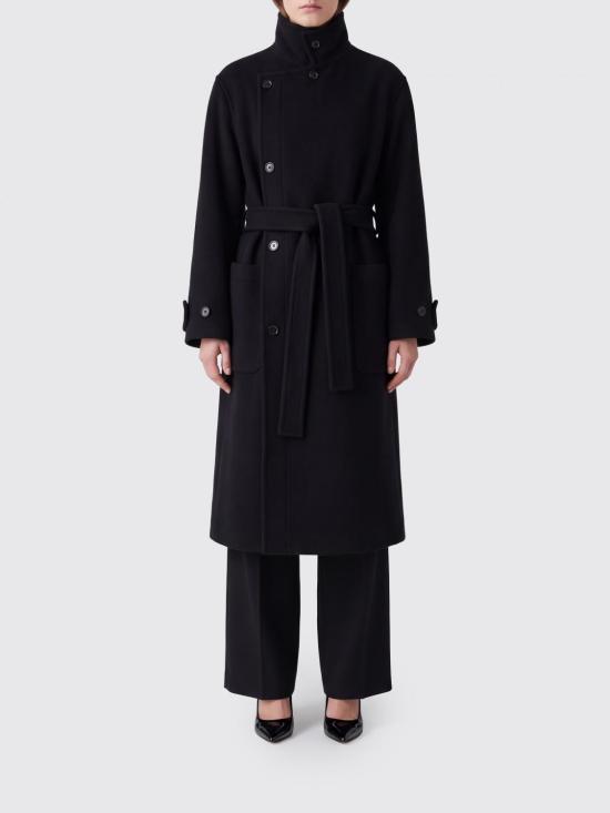 26FW 르메르 더블 울 랩 코트 CO1037LF1116 BK999 Black
