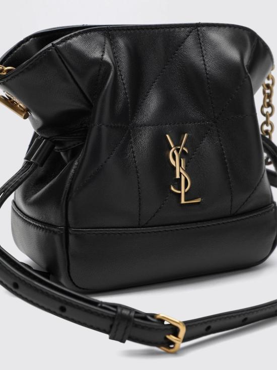 26FW 생로랑 램스킨 제이미 미니 숄더 파우치 859174AAB32 1000 Black - SAINT LAURENT