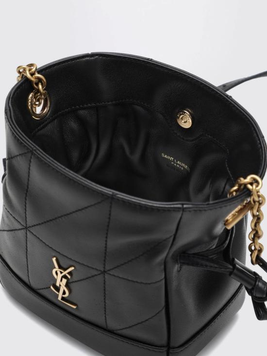 26FW 생로랑 램스킨 제이미 미니 숄더 파우치 859174AAB32 1000 Black - SAINT LAURENT