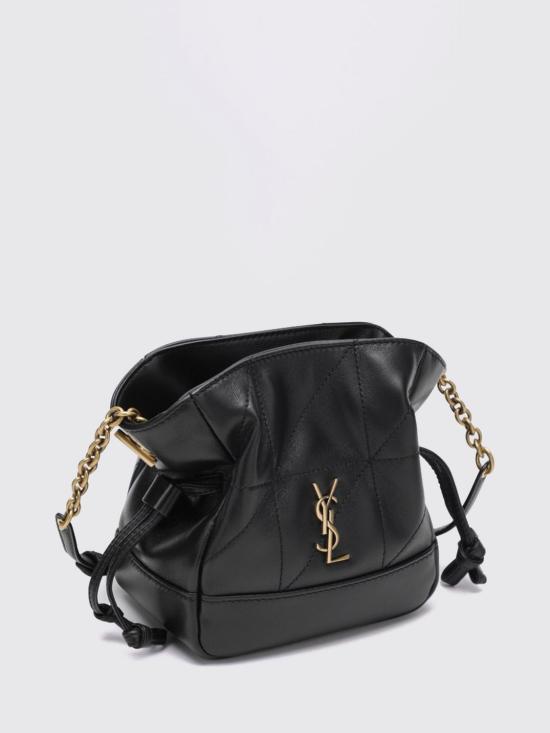 26FW 생로랑 램스킨 제이미 미니 숄더 파우치 859174AAB32 1000 Black - SAINT LAURENT